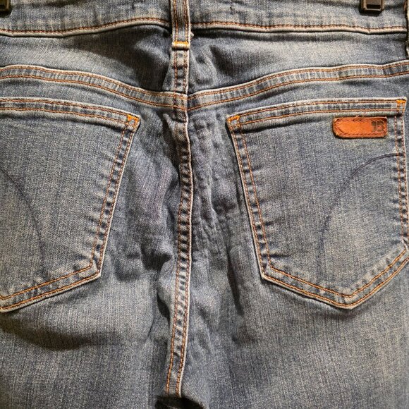 Joe's Jeans The Straight Leg Crop Cuffed Jeans Medium Leslie Wash 31 - Picture 12 of 16
